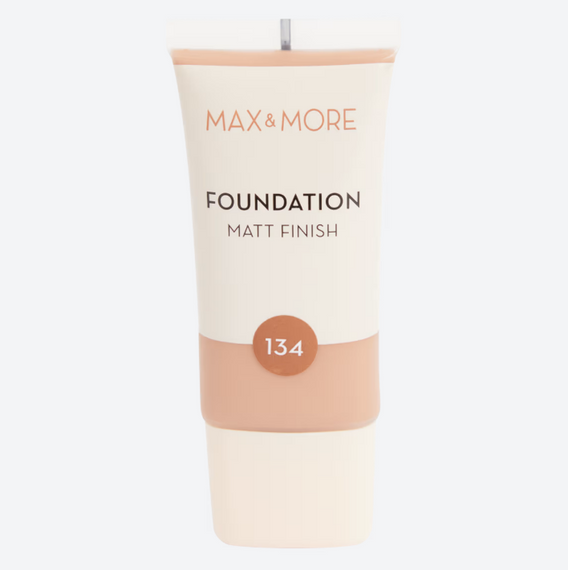 Тональний крем matt finish Max & More 134, 30 ml