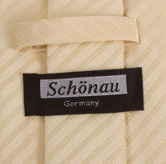 Краватка поліестерова стандартна жовта Schönau (Шонау)-49 | Зображення 2