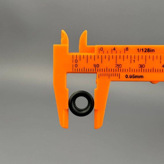 Люверс D-6мм нерж. з пласт. кільцем-оксид (100шт) (матр.00255) | Зображення 3