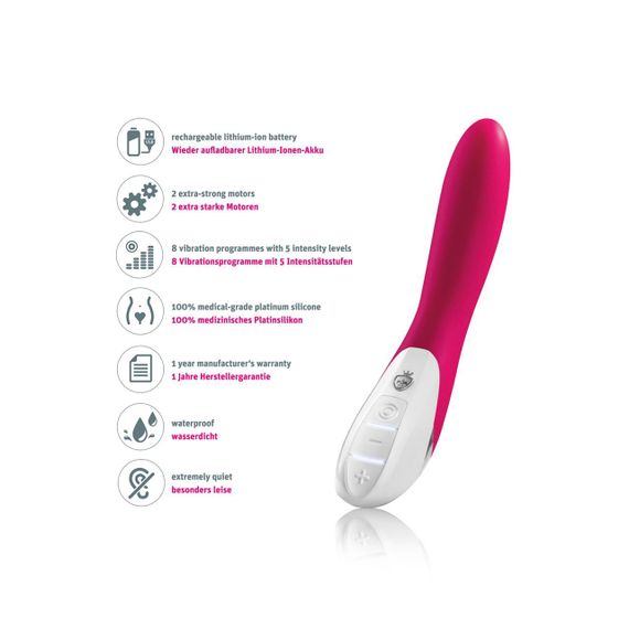 Вибратор Mystim Elegant Eric Pink sexstyle | Зображення 6