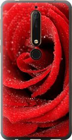 Чехол на Nokia 6 2018 Красная роза "529u-1386-17620"