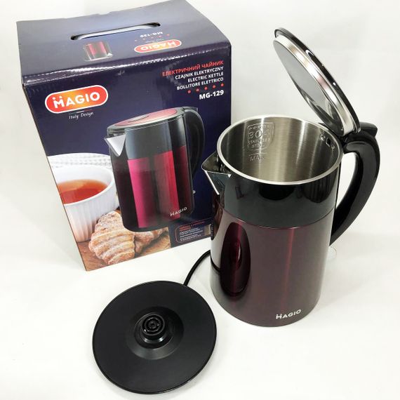 Электрочайник с автоматическим отключением при закипании MAGIO MG-129 1.8 л 1850 Вт ZB-97 | Зображення 7