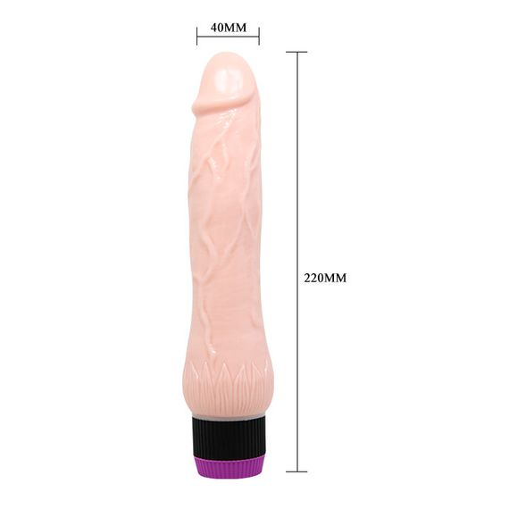 Реалістичний вібратор - The Realistic Cock Flesh, 22 см sexstyle | Зображення 1