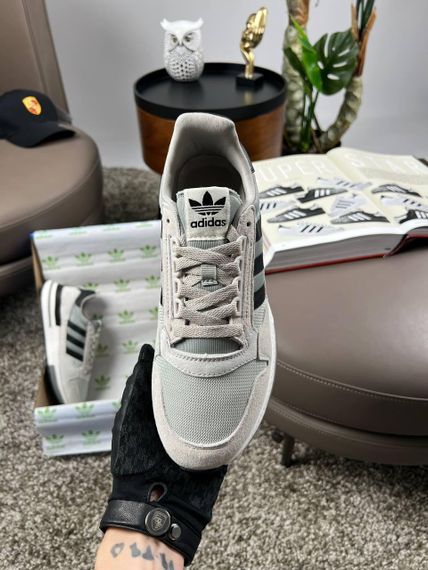 Кросівки ZX 500 RM Light Grey Black весна / літо / осінь A3613 44 28 см | Зображення 8