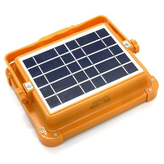 Портативная солнечная батарея универсальная для заряда Power bank Solar LED light D8 12000 mAH | Зображення 4