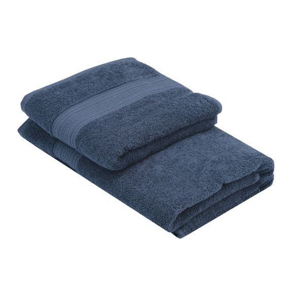 Рушник махровий Ardesto SuperSoft, 70х140см, 100% бавовна, синій (ART2270DBP) | Зображення 4