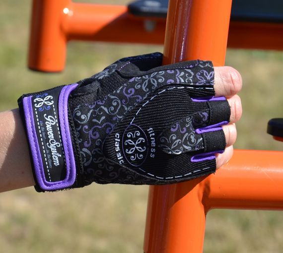 Рукавички для фітнесу Power System PS-2910 Classy Жіночі Purple XS | Зображення 7