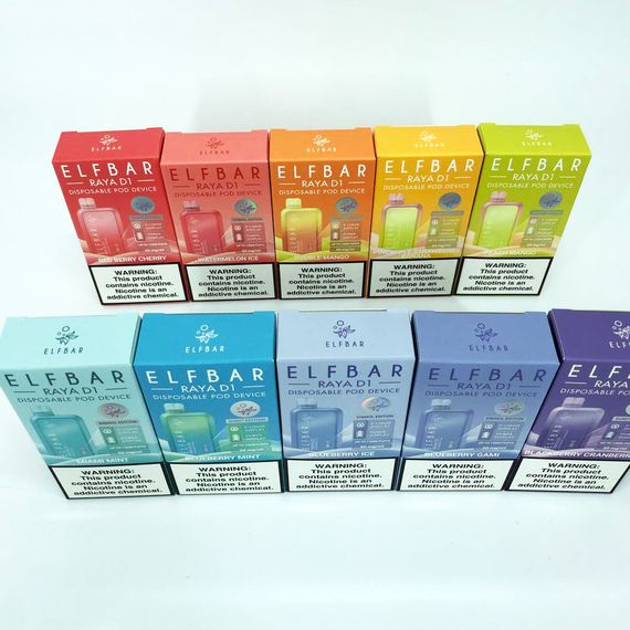 Elf Bar RAYA D1 13000 смак Червона Ягода Вишня (Red Berry Cherry) (ws48815-8) | Зображення 5