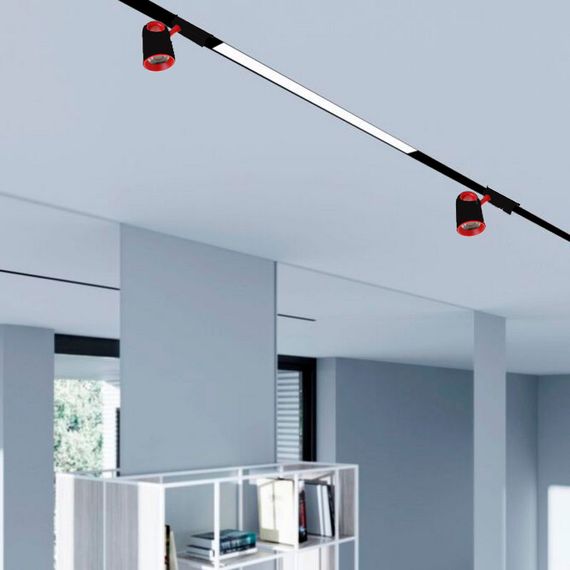 Трековый светодиодный светильник KW-235/30W NW BK/RED | Зображення 9