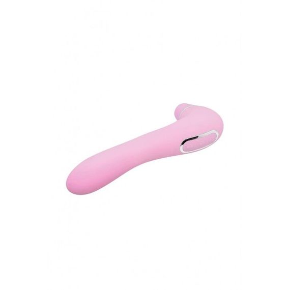 Вакуумный стимулятор с вибрацией Wooomy Smoooch Pink Clitoral Suction & Vibration, 10х2 режимов | Зображення 2