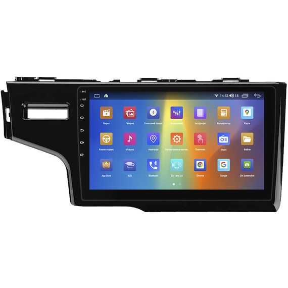 Штатная магнитола 9" Lesko для Honda Fit III Рестайлинг 2017-2020 2/32Gb CarPlay 4G Wi-Fi GPS Prime Хонда | Зображення 1