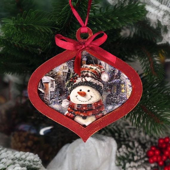 Творческий набор для создания 3-х елочных украшений "Vintage Christmas" FDCKW-053 | Зображення 9