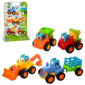 Набір іграшкових машинок Будтехніка 326m інерційні