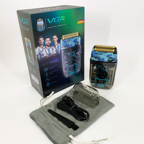 Мужская беспроводная электрическая бритва VGR, Электробритва для идеального бритья MJ-59 | Зображення 3