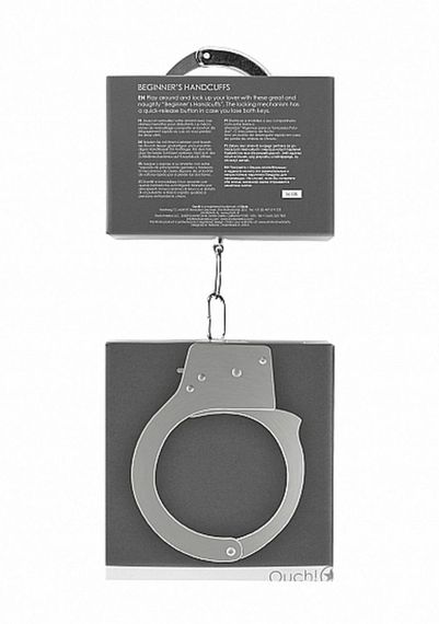 Наручники - Ouch! Beginner's Handcuffs Metal Sex Aura | Зображення 2