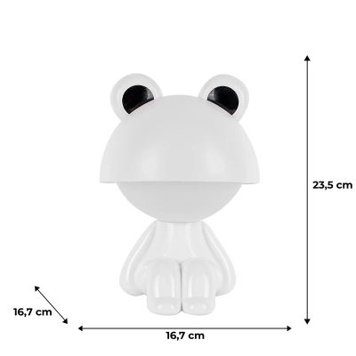 Ночник Kite Светильник LED с аккумулятором Cute Froggy, белый (K25-316-3-1) | Зображення 5
