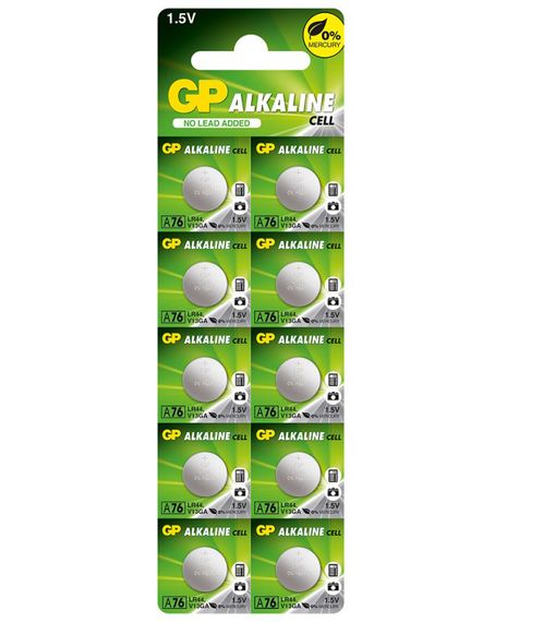 Батарейка GP-А76 LR44 "таблетка"
