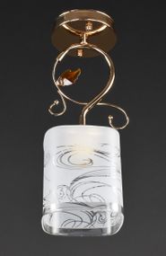 Люстра стельова на 1 лампочку 27752 Золото 30х10х10 см.