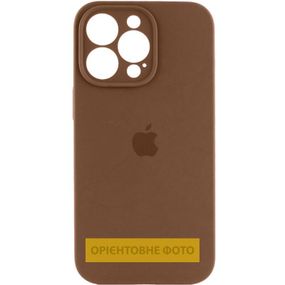 Чохол Silicone Case Full Camera Protective (AA) для Apple iPhone 17 Pro (6.3") Коричневий / Brown