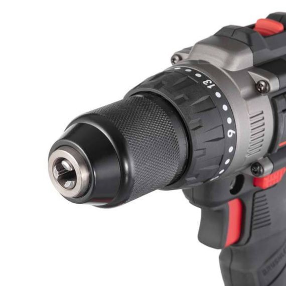 Дриль-шуруповерт акумуляторний ударний з безщітковим двигуном 100 Нм INTERTOOL WT-0361 | Зображення 7