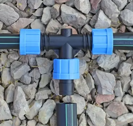 Тройное соединение фитинг для капельного полива | Зображення 2