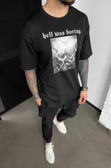 Футболка з ДТФ принтом (оверсайз) | Зображення 1