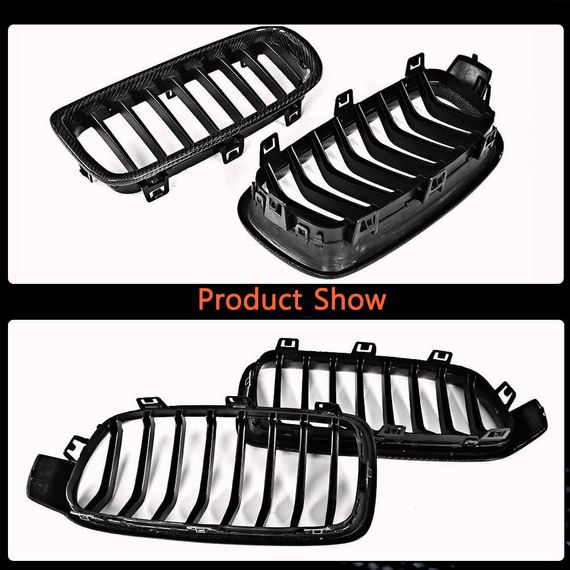 Ноздри 1 Полоса (Карбон) для BMW 3 серия F-30/31/34 2012-2019 гг | Зображення 4