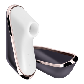 Вакуумный клиторальный стимулятор Satisfyer Traveler, корпус-чехол на магнитах Sex Aura