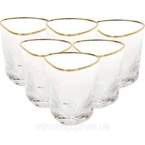 Набор из 6 стаканов, 400 мл, для лимонада, воды, сока и коктейлей HP-16-26