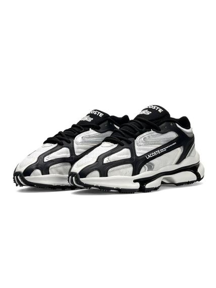 Мужские кроссовки Lacoste L003 2K24 PRM White Black Silve (текстиль) A4390 42 26,5 | Зображення 4