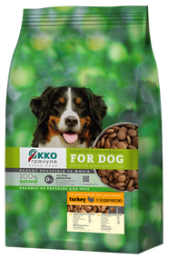 Сухий корм Екко гранула преміум для собак середніх та великих порід з індичкою, шайба 5кг