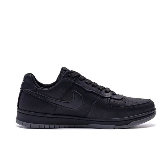 Демісезонні шкіряні кросівки Nike AIR колір чорний | Зображення 2
