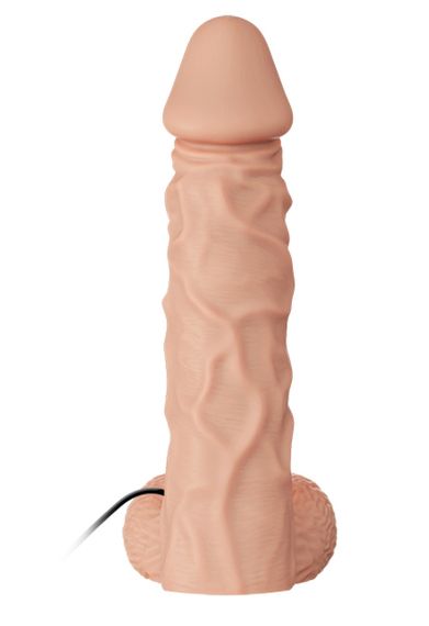 Страпон з великим фалоімітатором (довжина 24 см, діаметр 5 см) та вібрацією Ultra Passionate Harness - Strap On RealDeal 9.4", | Зображення 4