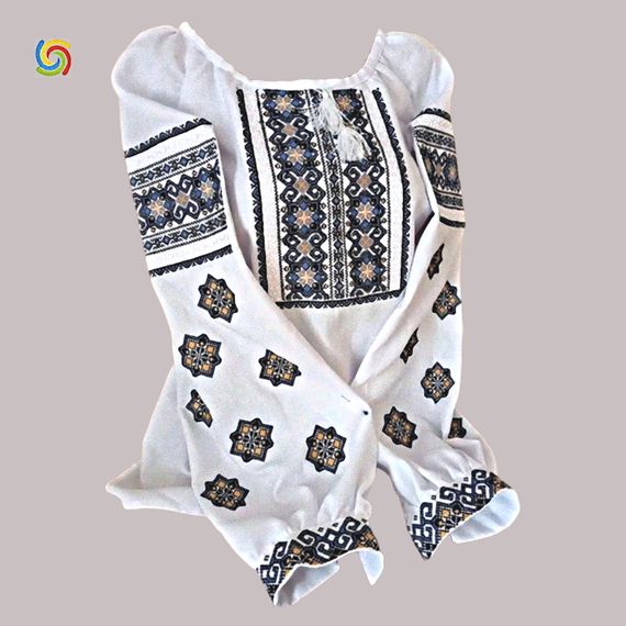 Рубашка Украинская вышиванка  55530444 цвет белый размер XXXL