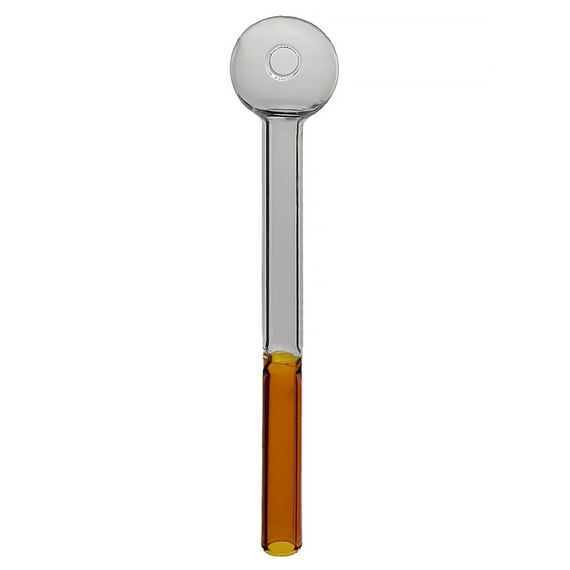 Трубка Oil Pipe Скляна Two-color Orange | Зображення 3
