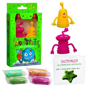 Набор для творчества "Monstrik" Strateg 71823 (укр.) Зеленый