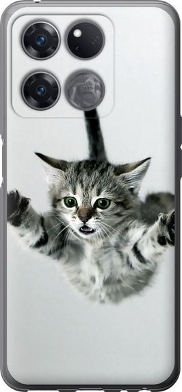 Чехол на OnePlus Ace Racing Летящий котёнок "2322u-2955-17620"
