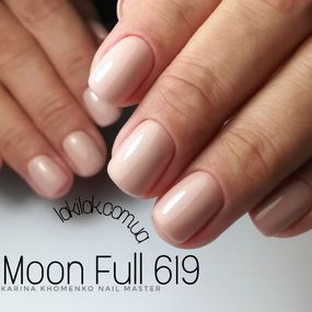 Гель-лак Moon Full Summer №619 рожевий капучино 8мл