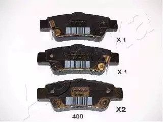 Колодки задні гальмівні Honda CR-V 07- (bosch), ASHIKA (5104400) | Зображення 1