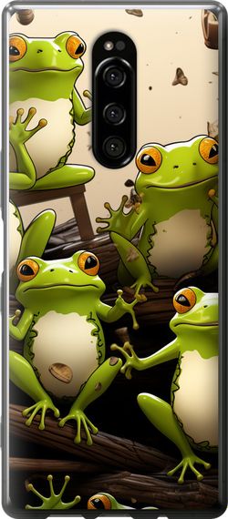 Чехол на Sony Xperia XZ4 Жабки "5656u-1623-17620"