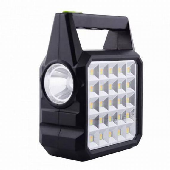 Портативна станція для заряджання GD 105 з 3 лампами та сонячною панеллю