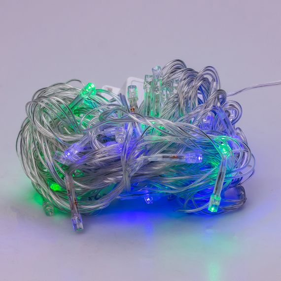 Гирлянда нить светодиодная GarlandoPro 50 LED 6м 8 режимов гирлянда новогодняя W100LEDML | Зображення 6