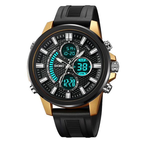Годинник S2kmei 2235BKGDBK Black-Gold-Black | Зображення 5
