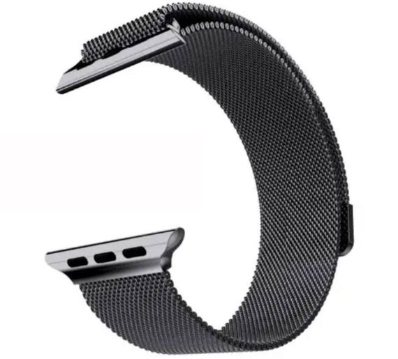 Ремінець міланський сітчастий Primo Solid для Apple Watch 42 / 44 / 45 / S10-46mm - Black | Зображення 3