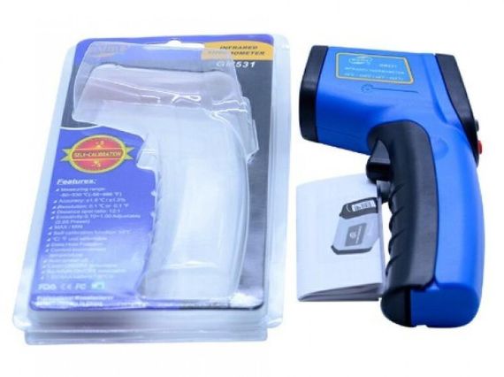 ІЧ пірометр — 50-530 °C BENETECH GM531 | Зображення 3