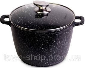 Кастрюля Kamille Landes 10л с литыми алюминиевыми ручками KM-4408