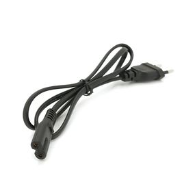 Кабель питания 1.0m,0.5mm,PC-184/2 CEE7/16-C7 2 pin,Black,OEM Q600