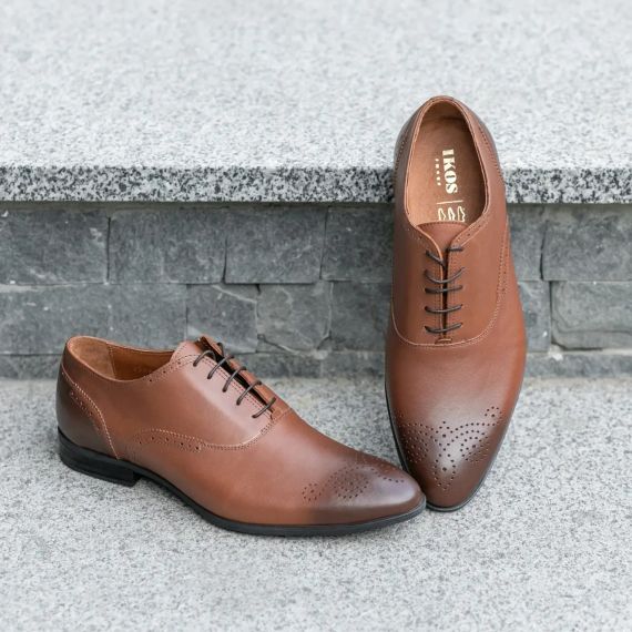 Світлі броги, туфлі з гострим носком 41 розмір | Зображення 1