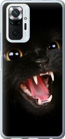 Чехол на Xiaomi Redmi Note 10 Pro Чёрная кошка "932u-2297-17620"