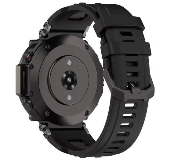 Силіконовий ремінець Primolux для смарт-годинника Amazfit T-Rex Ultra (A2142) - Black | Зображення 1